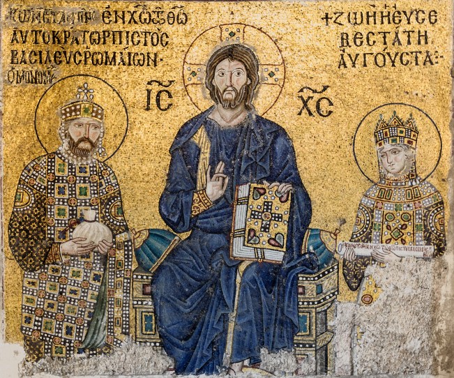 Mosaïque de l'impératrice Zoé, Sainte-Sophie (Istanbul, Turquie)