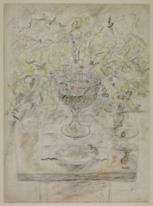 Chalice with Flowers and Pepperpot circa 1954-5 David Jones 1895-1974 Purchased 1976 http://www.tate.org.uk/art/work/T02038