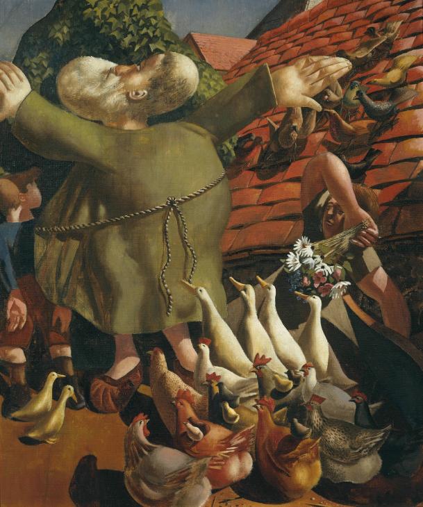 St Francis and the Birds 1935 Sir Stanley Spencer 1891-1959 Presented by the Trustees of the Chantrey Bequest 1967 http://www.tate.org.uk/art/work/T00961
