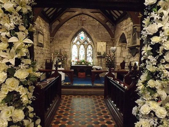 Inside st Peter's church heysham